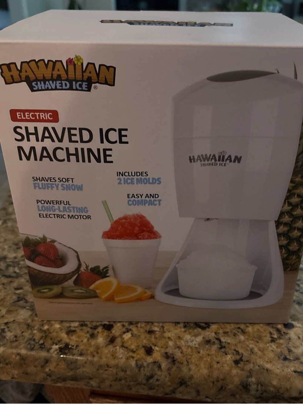Electric Shaved Ice Machine - White